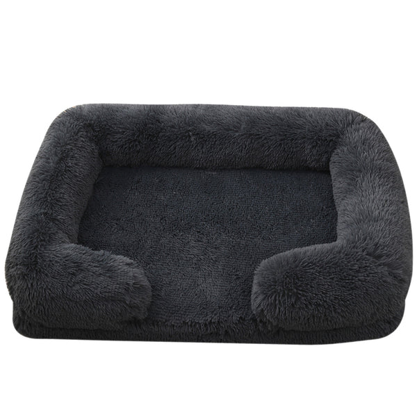 Plüsch-Kuschelbett für Hunde & Katzen