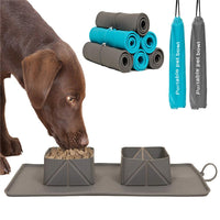 Outdoor Hunde Reisenapf mit Wassernapf